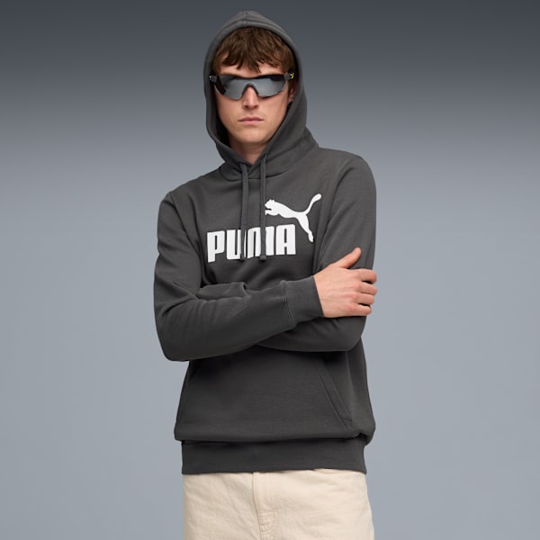 Essentials No. 1 Logo Men's Hoodie, Dusky Gray, extralarge