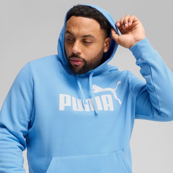Essentials No. 1 Logo Men's Hoodie, Team Light Blue, extralarge