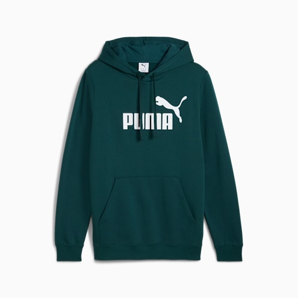 Essentials No. 1 Logo Men's Hoodie, Green Terrain, extralarge