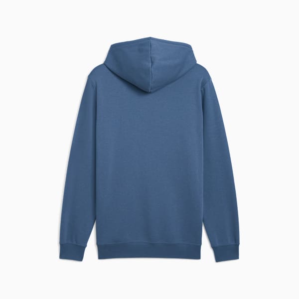 Essentials No. 1 Logo Men's Hoodie, Dark Indigo, extralarge