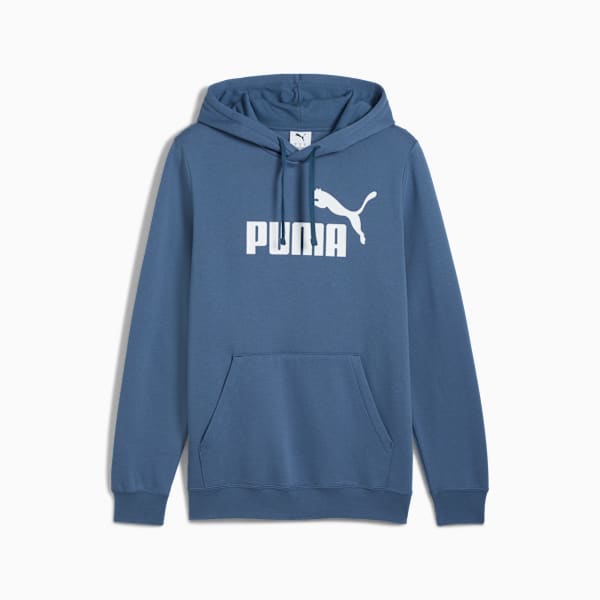 Essentials No. 1 Logo Men's Hoodie, Dark Indigo, extralarge