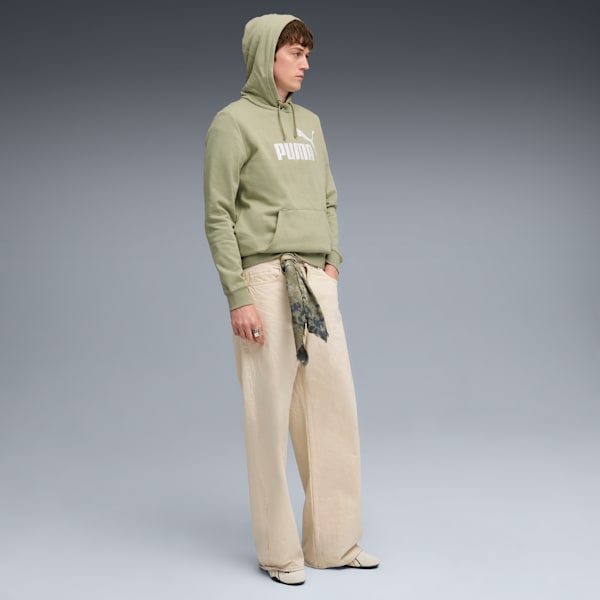 Essentials No. 1 Logo Men's Hoodie, Lux Army, extralarge