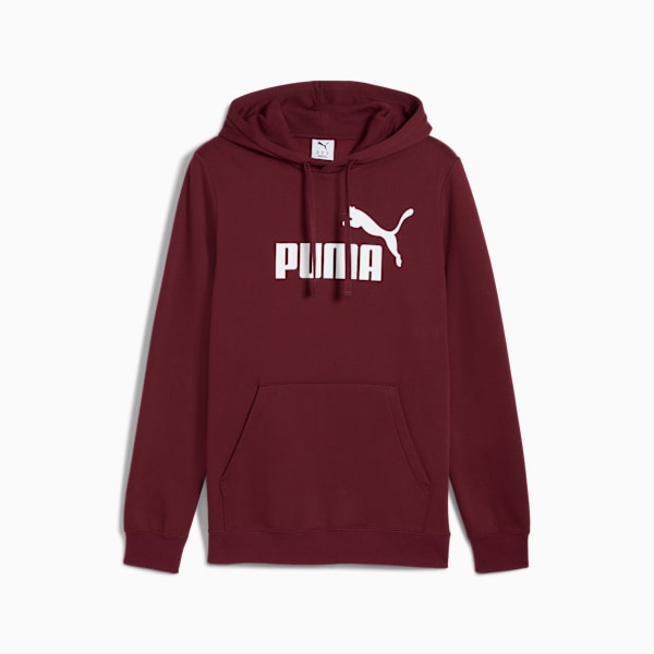 Essentials No. 1 Logo Hoodie Men, Ruby Shimmer, extralarge-GBR