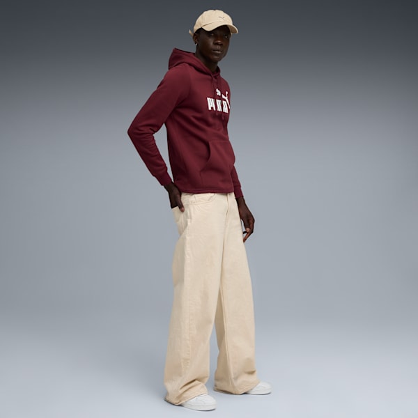 Essentials No. 1 Logo Hoodie Men, Ruby Shimmer, extralarge-GBR