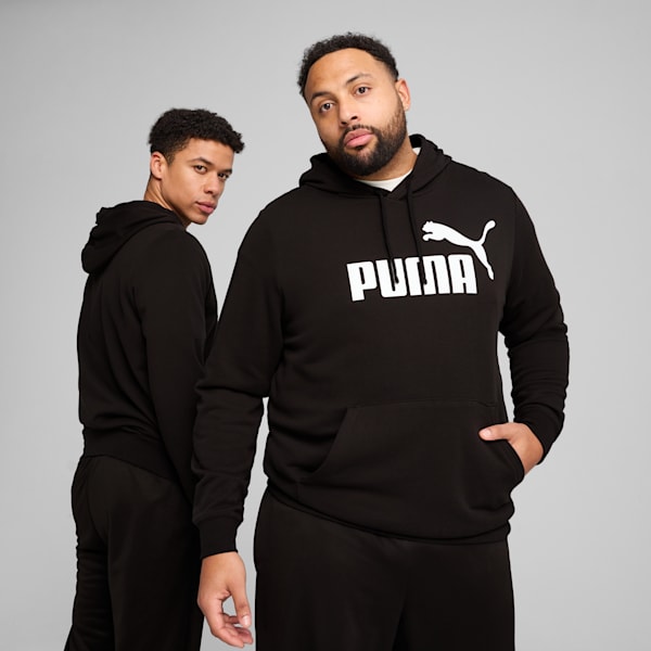 Essentials No. 1 Logo Big Kids' Hoodie, PUMA Black, extralarge