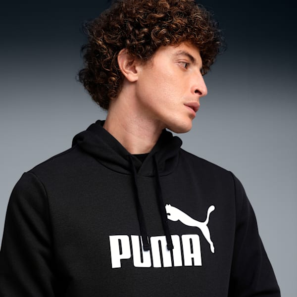 No. 1 Logo Men's Hoodie, PUMA Black, extralarge-IND