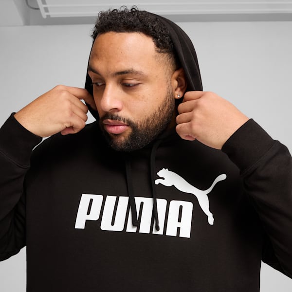 Essentials No. 1 Logo Big Kids' Hoodie, PUMA Black, extralarge