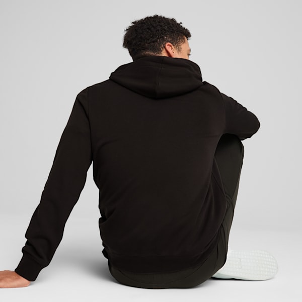 Essentials No. 1 Logo Men's Hoodie, PUMA Black, extralarge