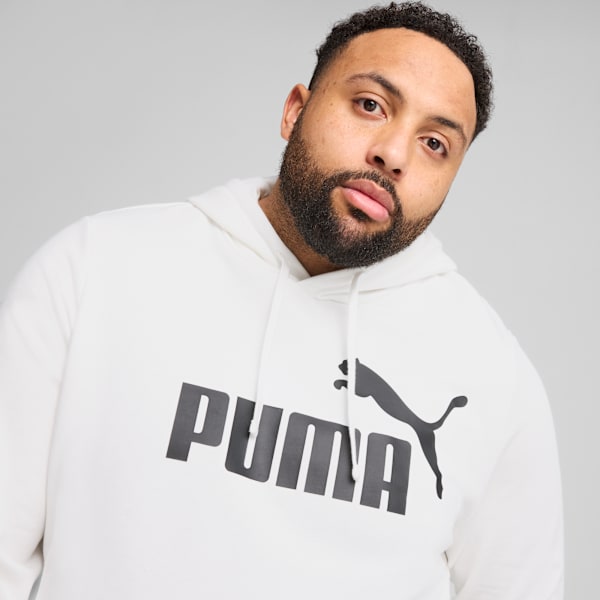 Essentials No. 1 Logo Men's Hoodie, PUMA White, extralarge