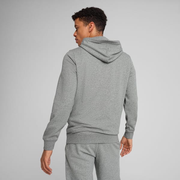 Essentials No. 1 Logo Men's Hoodie, Medium Gray Heather, extralarge