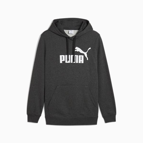 Essentials No. 1 Logo Big Kids' Hoodie, Dark Gray Heather, extralarge