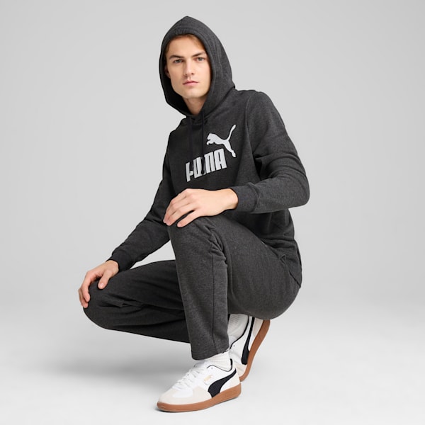 Essentials No. 1 Logo Big Kids' Hoodie, Dark Gray Heather, extralarge