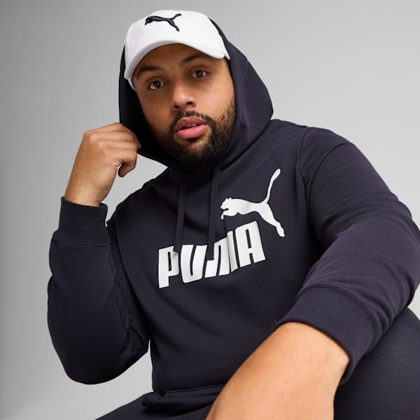 Sudadera con capucha Essentials No. 1 Logo para adolescentes, New Navy, extralarge