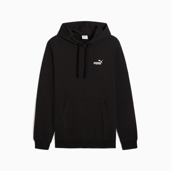 Essentials Small No. 1 Logo Hoodie Men, PUMA Black, extralarge