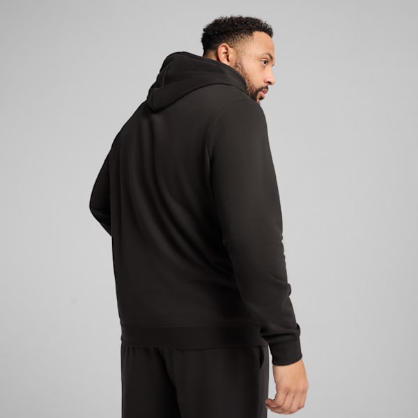 Essentials Small No. 1 Logo Hoodie Men, PUMA Black, extralarge