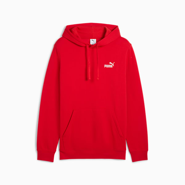 Essentials Small No. 1 Logo Hoodie Men, For All Time Red, extralarge