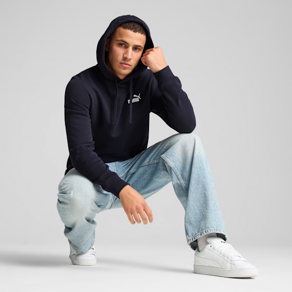 Essentials Small No. 1 Logo Hoodie Men, New Navy, extralarge
