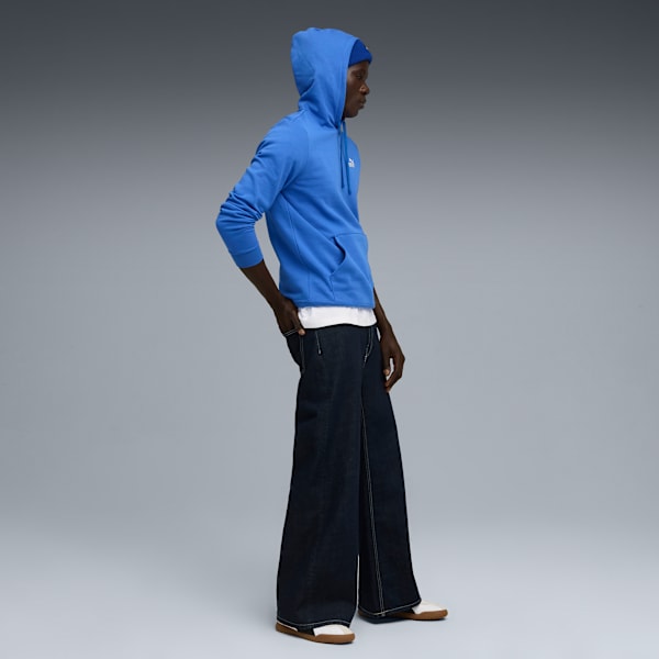 Sudadera con capucha para hombre logotipo pequeño No. 1 Essentials, Mountain Blue, extralarge