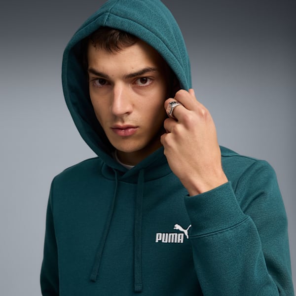Sudadera con capucha para hombre logotipo pequeño No. 1 Essentials, Green Terrain, extralarge