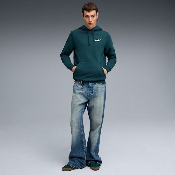 Sudadera con capucha para hombre logotipo pequeño No. 1 Essentials, Green Terrain, extralarge