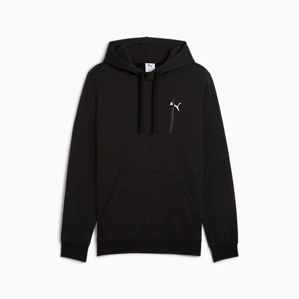 Essentials Men's Hoodie, PUMA Black, extralarge