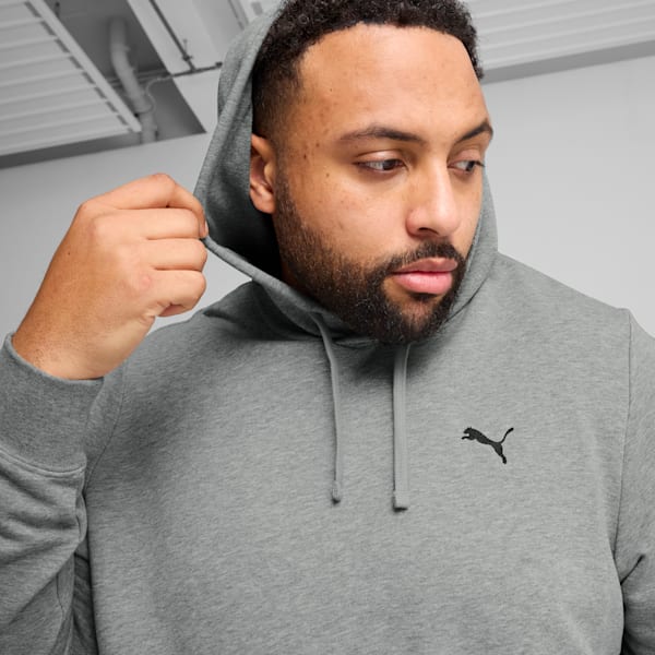 Essentials Men's Hoodie, Medium Gray Heather, extralarge