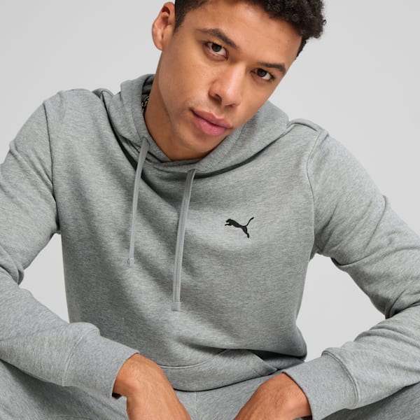 Essentials Men's Hoodie, Medium Gray Heather, extralarge