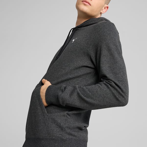 Essentials Men's Hoodie, Dark Gray Heather, extralarge