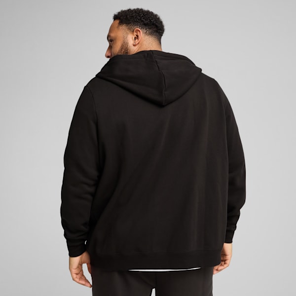 Essentials No. 1 Logo Full-Zip Hoodie Men, PUMA Black, extralarge