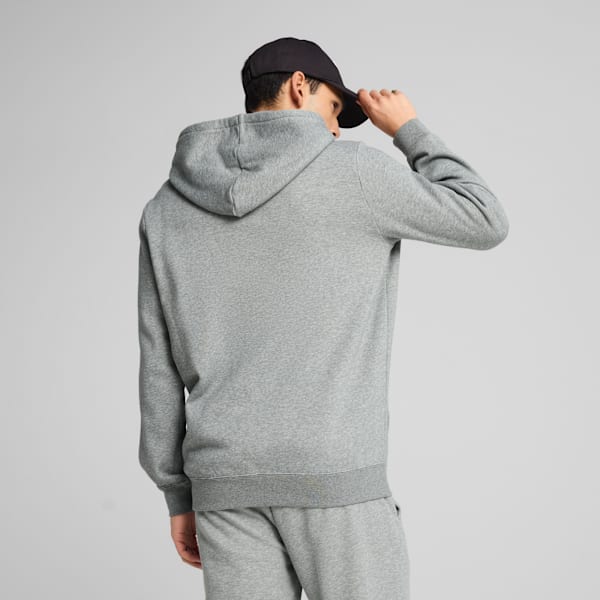 Essentials No. 1 Logo Full-Zip Hoodie Men, Medium Gray Heather, extralarge