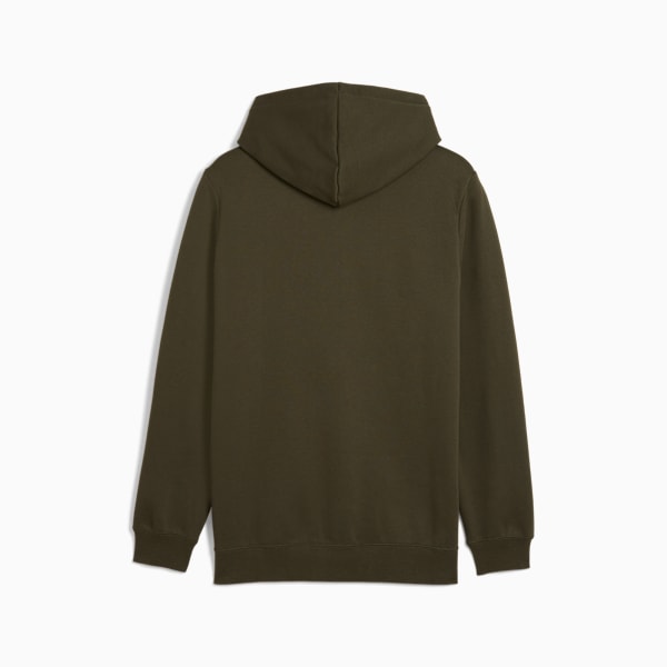 Essentials No. 1 Logo Full-Zip Hoodie Men, Dark Olive, extralarge