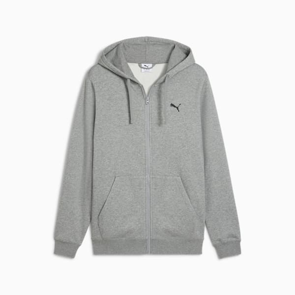 Chamarra Essentials para hombre, Medium Gray Heather, extralarge