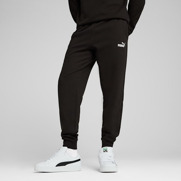 Pants deportivos para hombre logotipo Essentials No. 1, PUMA Black, extralarge