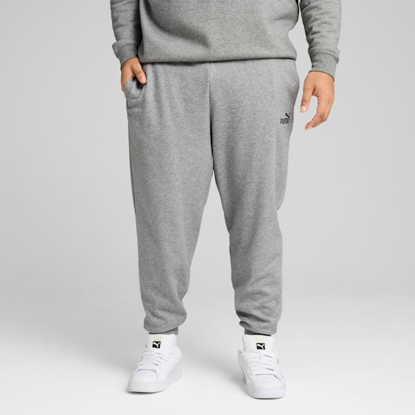 Essentials No. 1 Logo Men's Sweatpants, Medium Gray Heather, extralarge