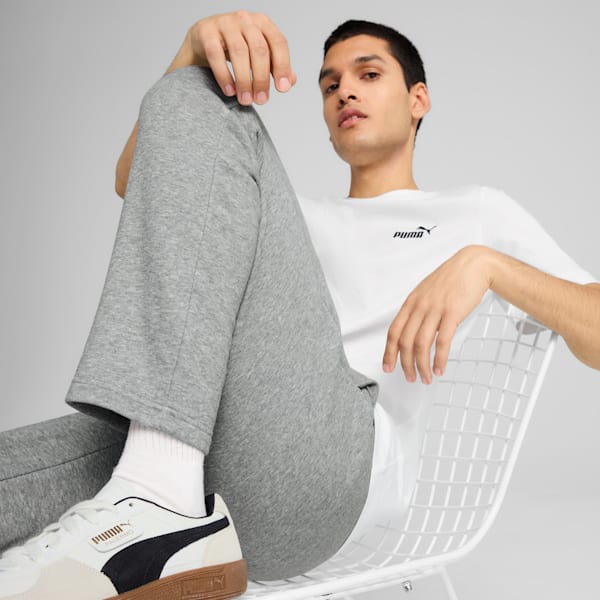 Essentials No. 1 Logo Men's Sweatpants, Medium Gray Heather, extralarge