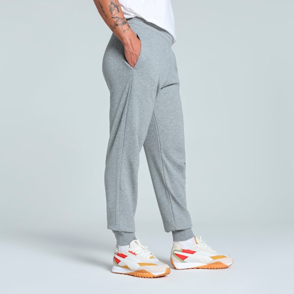 Men's Knitted Sweatpants, Medium Gray Heather, extralarge-IND
