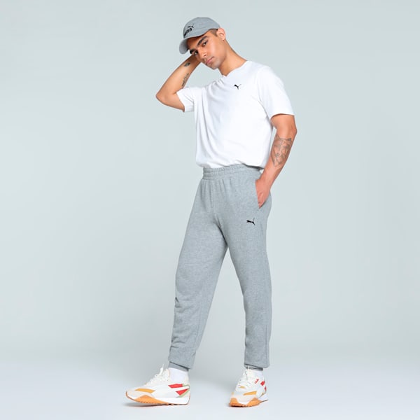 Men's Knitted Sweatpants, Medium Gray Heather, extralarge-IND