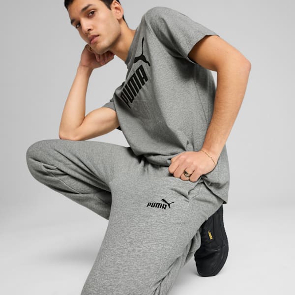 Essentials No. 1 Logo Slim Sweatpants Men, Medium Gray Heather, extralarge