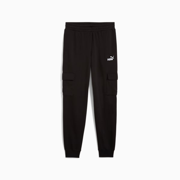 Pants Essentials No.1 Logo para hombre, PUMA Black, extralarge