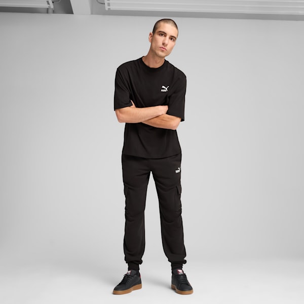 Pants Essentials No.1 Logo para hombre, PUMA Black, extralarge