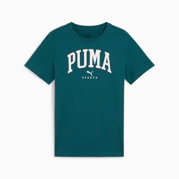 Playera juvenil PUMA SQUAD Big Graphic, Cold Green, extralarge