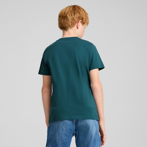 PUMA SQUAD Big Graphic Big Kids' Tee, Cold Green, extralarge