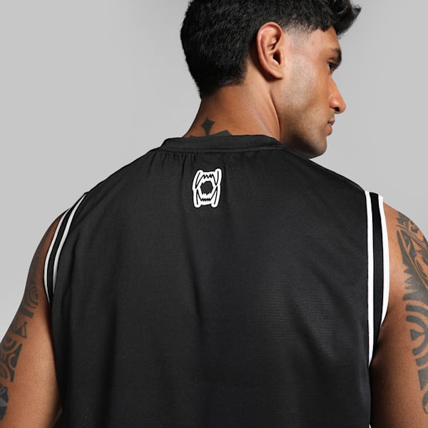 Winning Shot Mesh Men's Basketball Tank, PUMA Black, extralarge-IND