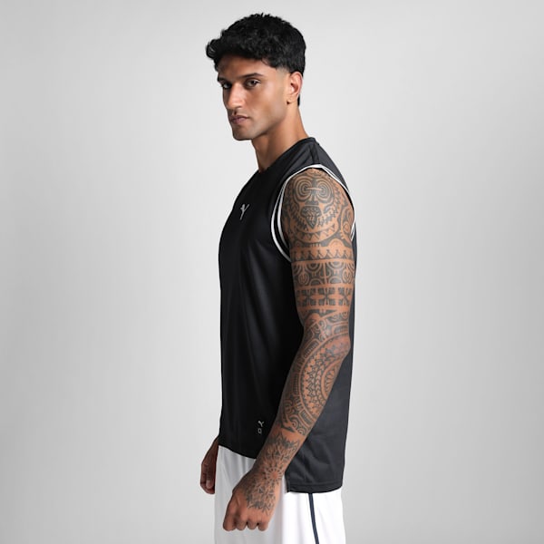 Winning Shot Mesh Men's Basketball Tank, PUMA Black, extralarge-IND