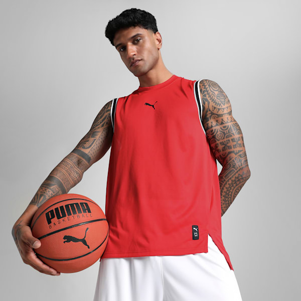 Winning Shot Mesh Men's Basketball Tank, For All Time Red, extralarge-IND