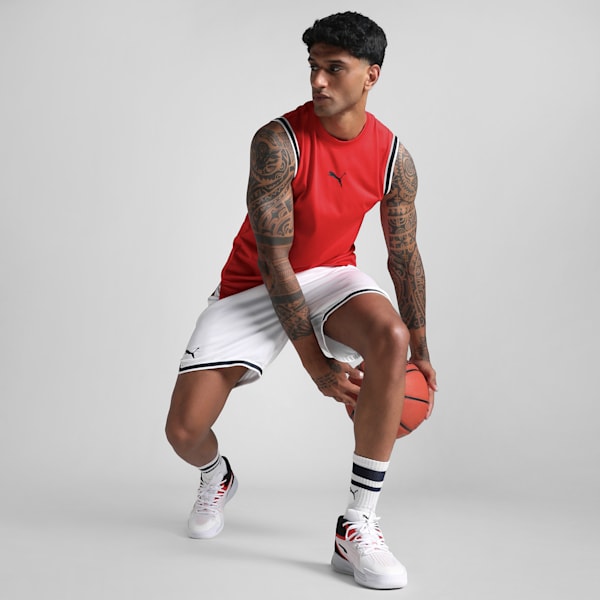 Winning Shot Mesh Men's Basketball Tank, For All Time Red, extralarge-IND