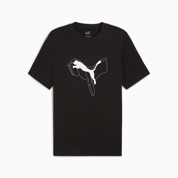 ESS+ LOGO LAB Cat Men's Tee, PUMA Black, extralarge