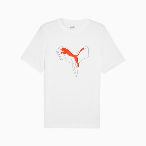 ESS+ LOGO LAB Cat Men's Tee, PUMA White, extralarge