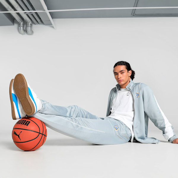 Maccabi T-73 Men's Basketball Track Pants, Cool Mid Gray, extralarge-IND