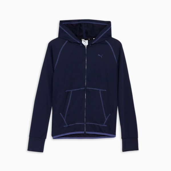 ウィメンズ ニット ジャケット, PUMA Navy, extralarge-JPN